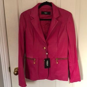 Versus Versace leather jacket size EU 42